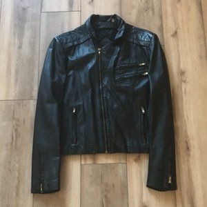 Florence Tanners Genuine Black Leather Jacket!!